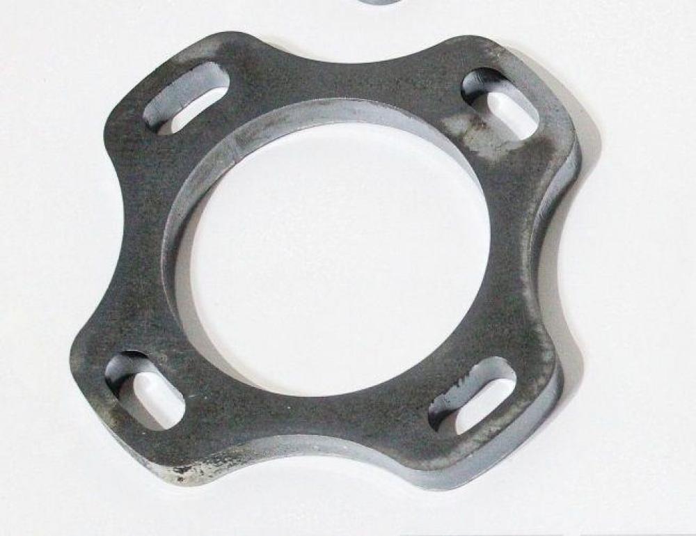 Flange Saida De Escape Turbo T3 Auto Avionics / Master Power / Garret / Holset Entre Furos 100Mm