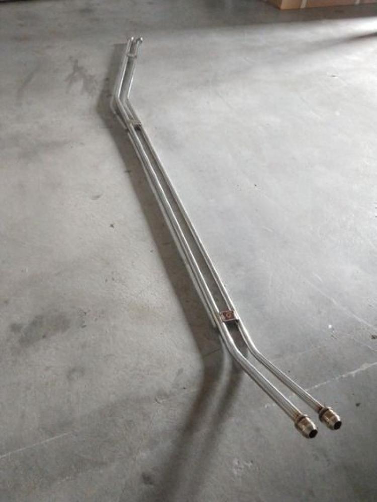 Linha De Combustível 8An Em Inox Linha Gol G1/g4