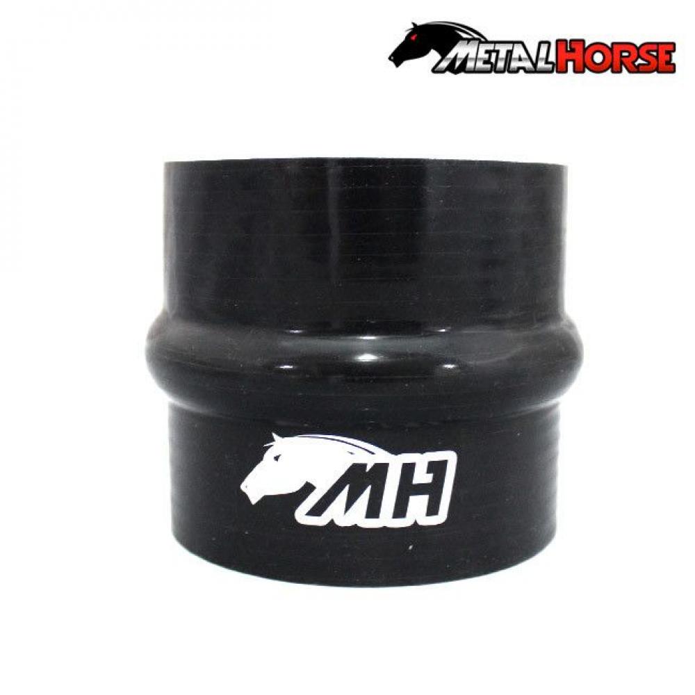 Mangote 4' Pol 102Mmx100Mm Preto Com Hump Metal Horse