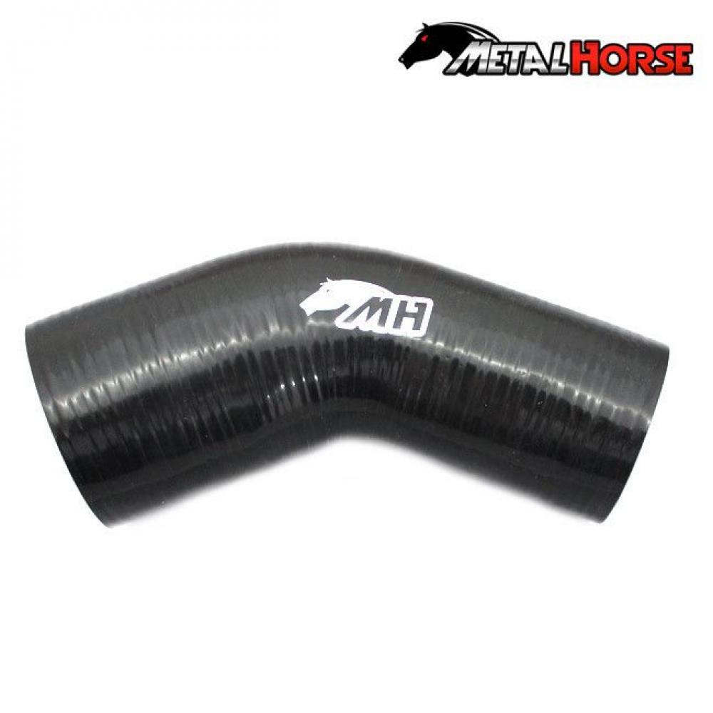 Mangote Redutor 2,5" X 2 Pol 45° 63Mm X 51Mm Metal Horse Preto