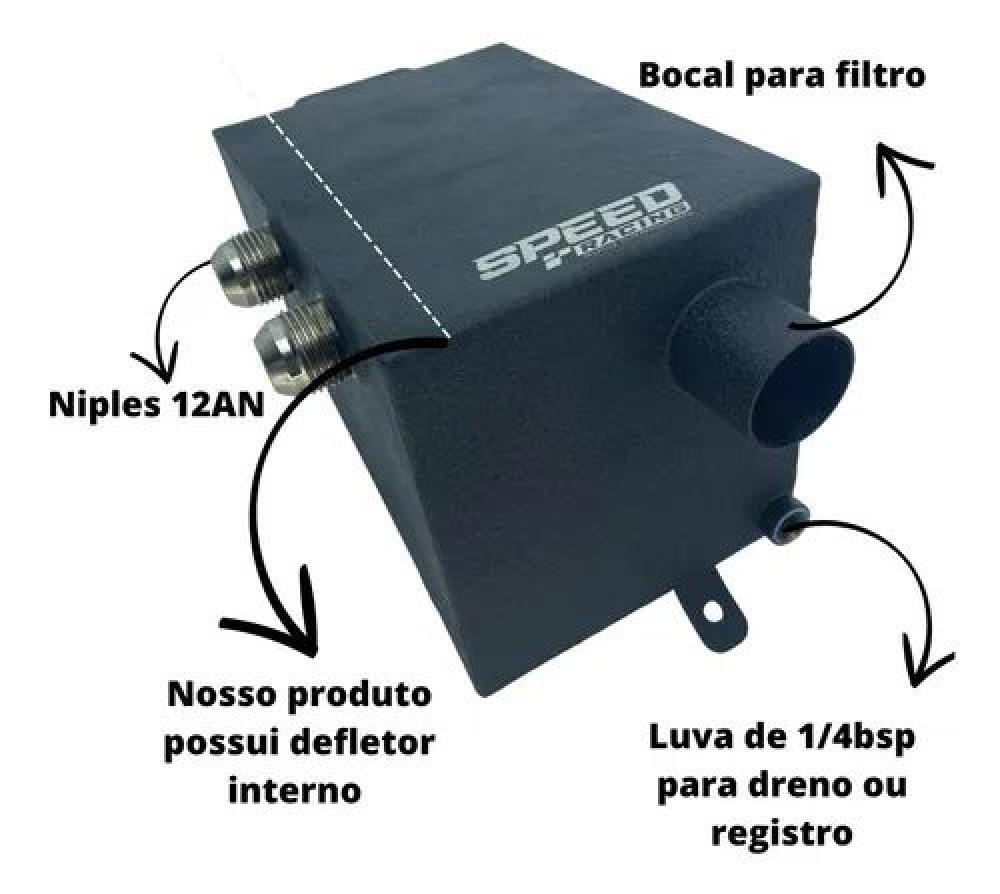 Respiro De Motor Gol G1 Com 2 Entrada 12An Em Inox