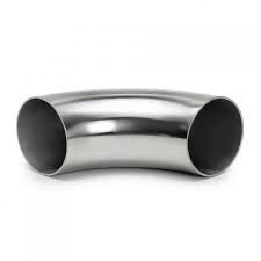 Tubo Curva 2,5' Pol 90° 2Mm Parede Inox