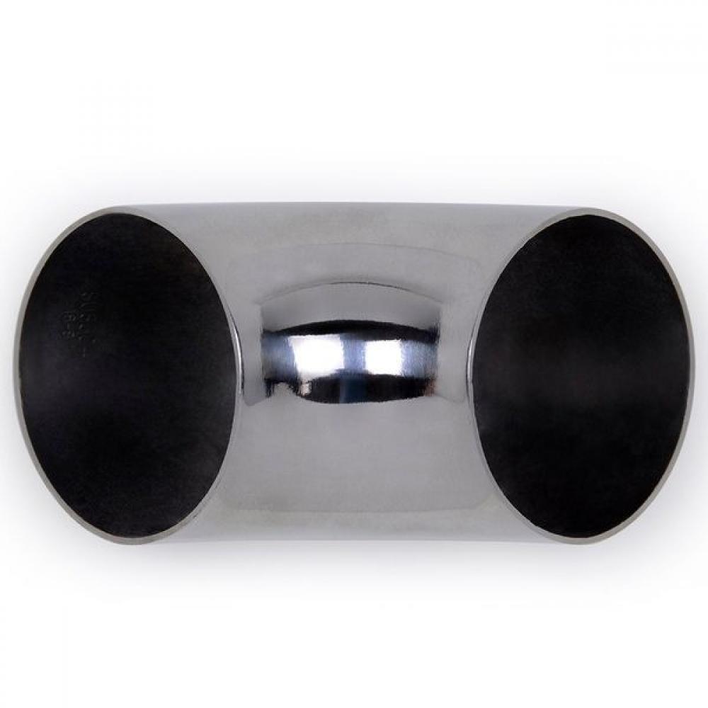 Tubo Curva 2,5' Pol 90° 1Mm Parede Em Inox