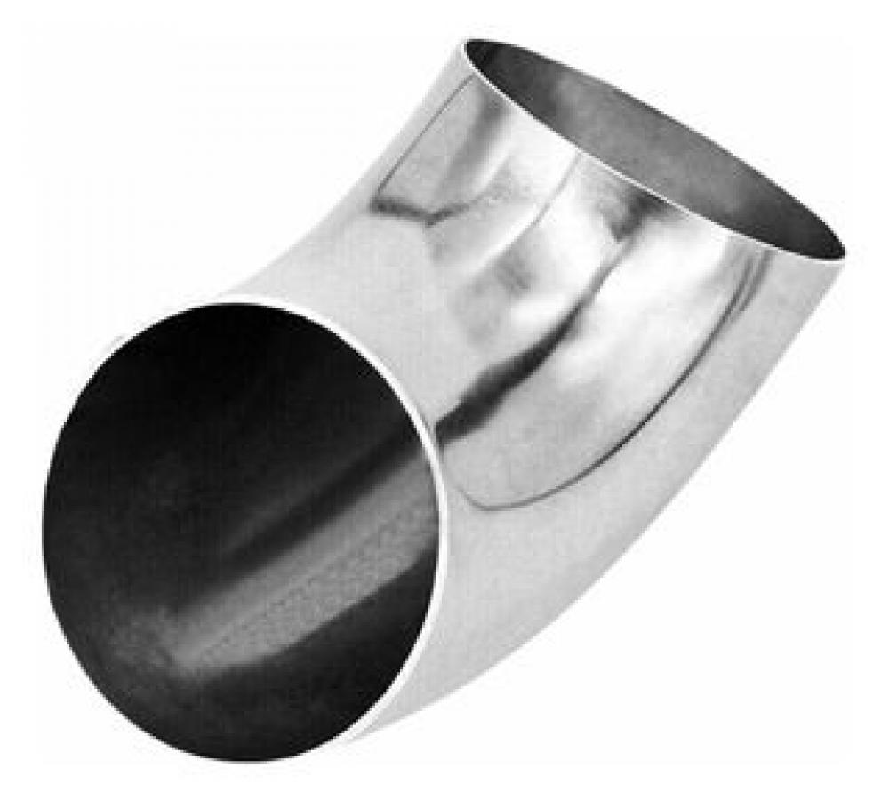Tubo Curva 2,5' Pol 90° 1Mm Parede Em Inox