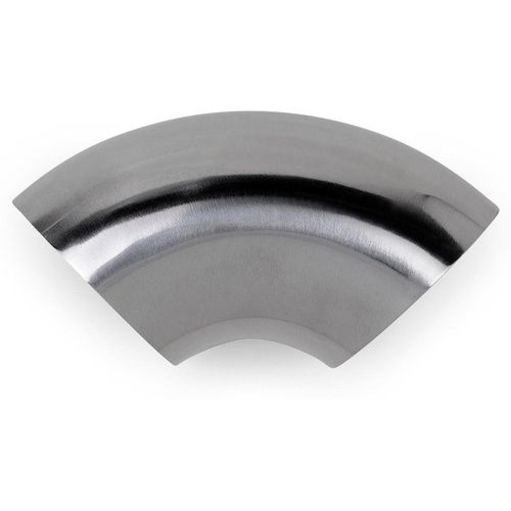 Tubo Curva 2,5' Pol 90° 1Mm Parede Em Inox