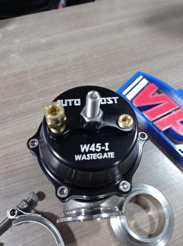 Válvula Wastegate W45I Inox Com V Band