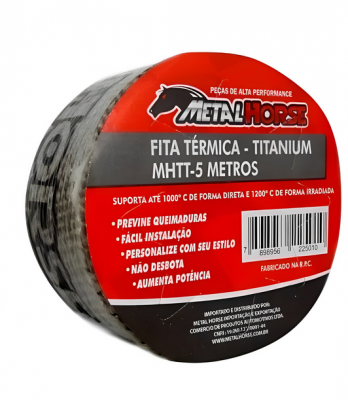 Manta Termica De Escape 5M X 5Cm Titanium Premium Metal Horse